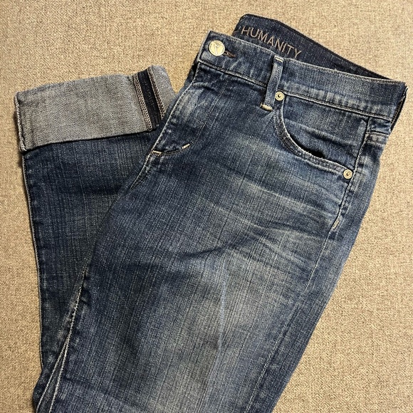 Classic Citizens of Humanity Dani Cropped Straight Leg Denim - Picture 1 of 3